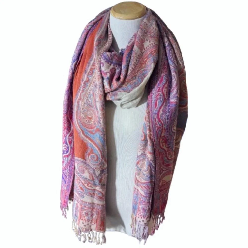 Paisley Large Scarf/Wrap